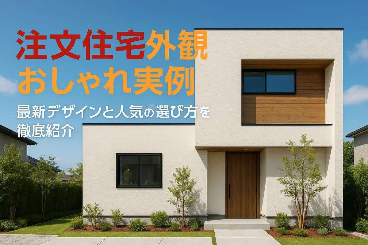 注文住宅の外観がおしゃれになる最新デザイン例と失敗しない選び方・人気ポイント徹底解説
