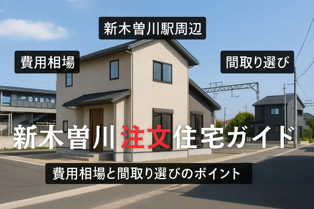 新木曽川駅で注文住宅を建てるなら理想の一軒家づくり｜費用相場と土地選び・施工会社比較ガイド
