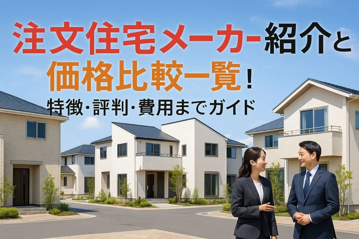 注文住宅メーカー紹介と価格比較一覧！特徴・評判・費用までガイド
