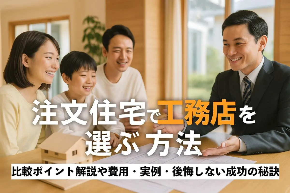 注文住宅で工務店の選び方と比較ポイント解説｜費用・実例・後悔しない成功の秘訣
