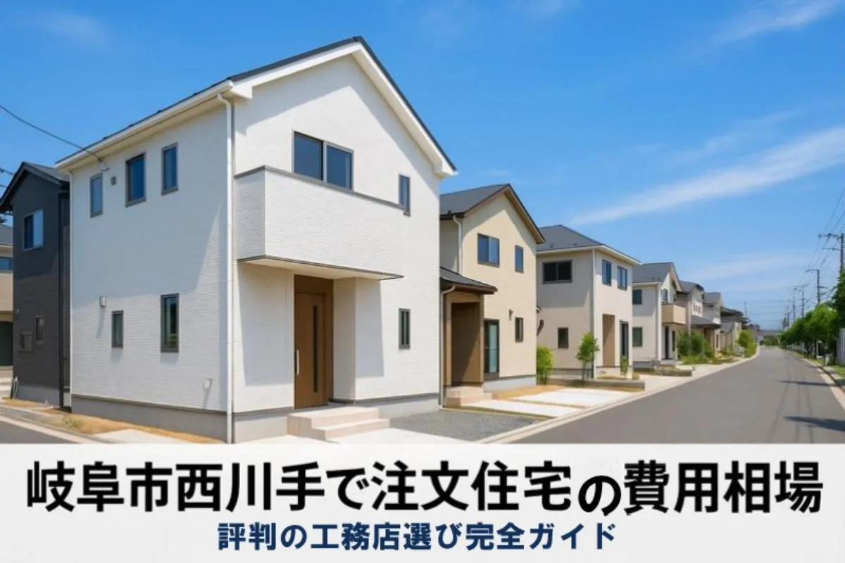 岐阜市西川手で注文住宅を建てる費用相場と評判の工務店選び完全ガイド