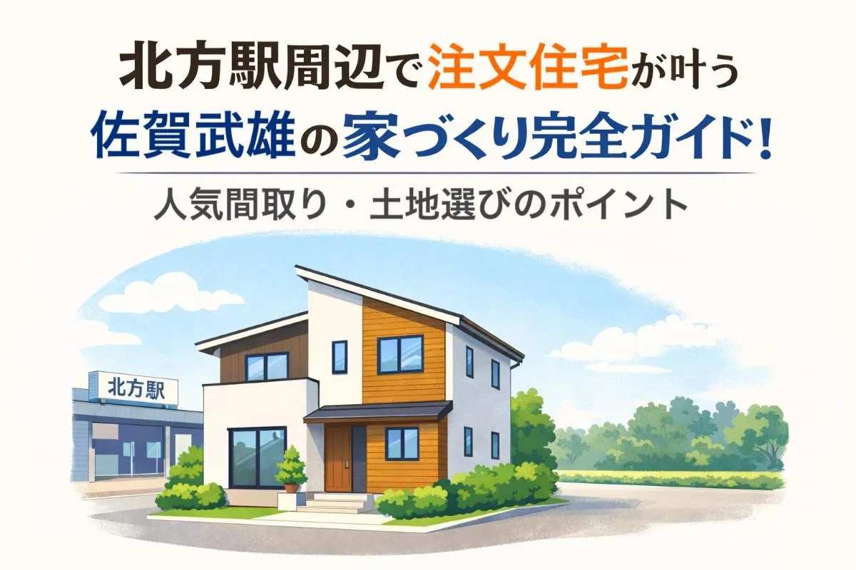 北方駅周辺で注文住宅が叶う佐賀武雄の家づくり完全ガイド｜人気間取り・土地選びのポイント