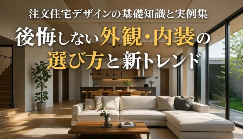注文住宅デザインの基礎知識と実例集|後悔しない外観・内装の選び方と新トレンド