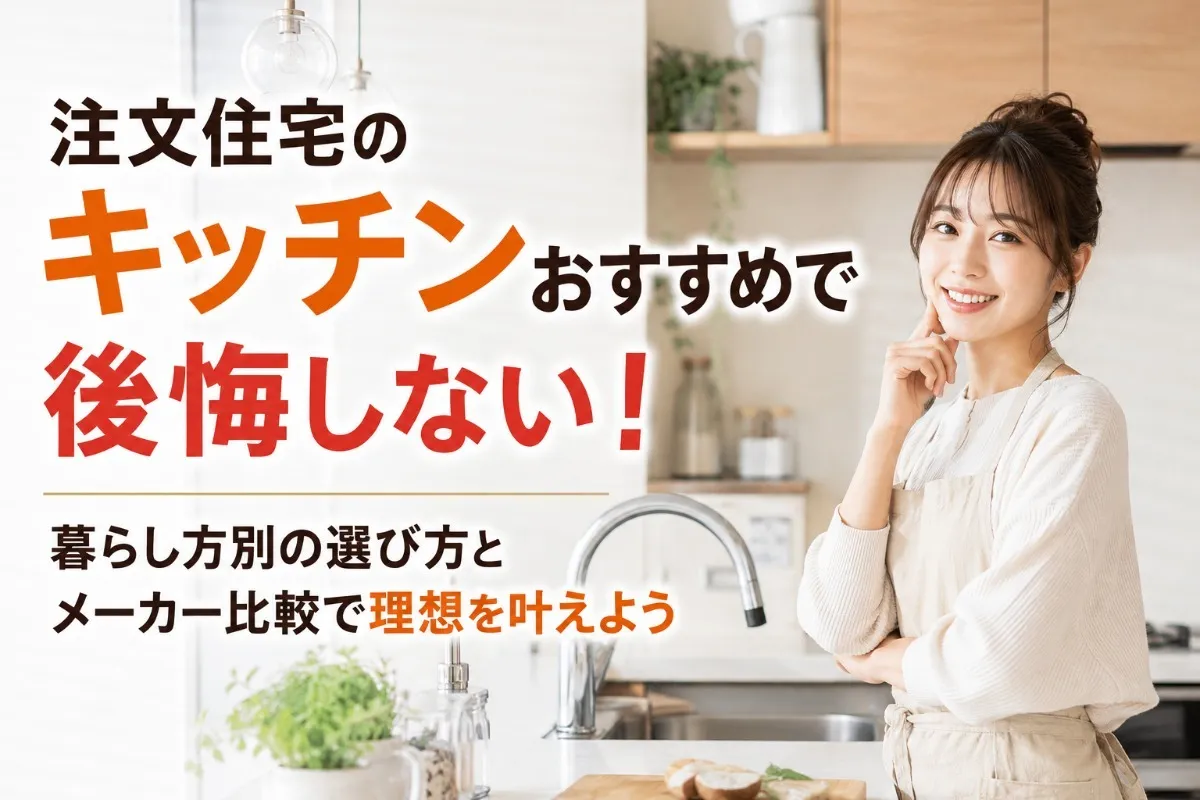 注文住宅のキッチンおすすめで後悔しない！暮らし方別の選び方とメーカー比較で理想を叶えよう